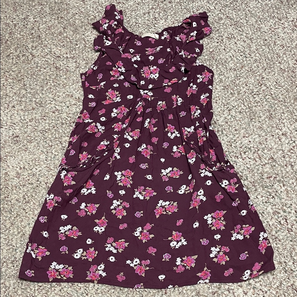 Pins and needles floral Dress in Purple and Pink
